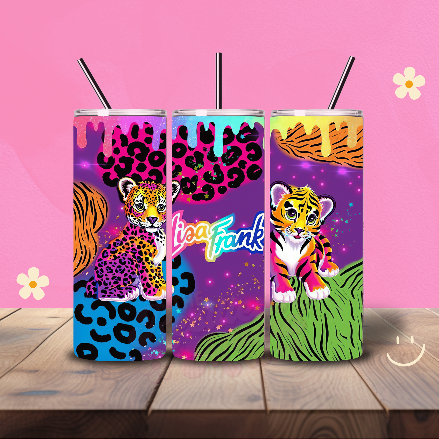 Lisa Frank Holographic 20 oz Tumbler