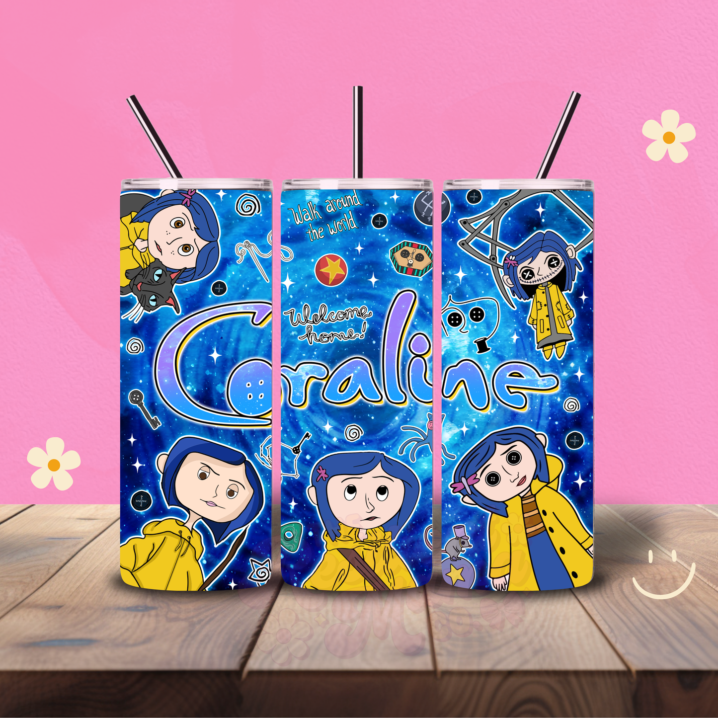 Coral!ne Holographic 20 oz Tumbler