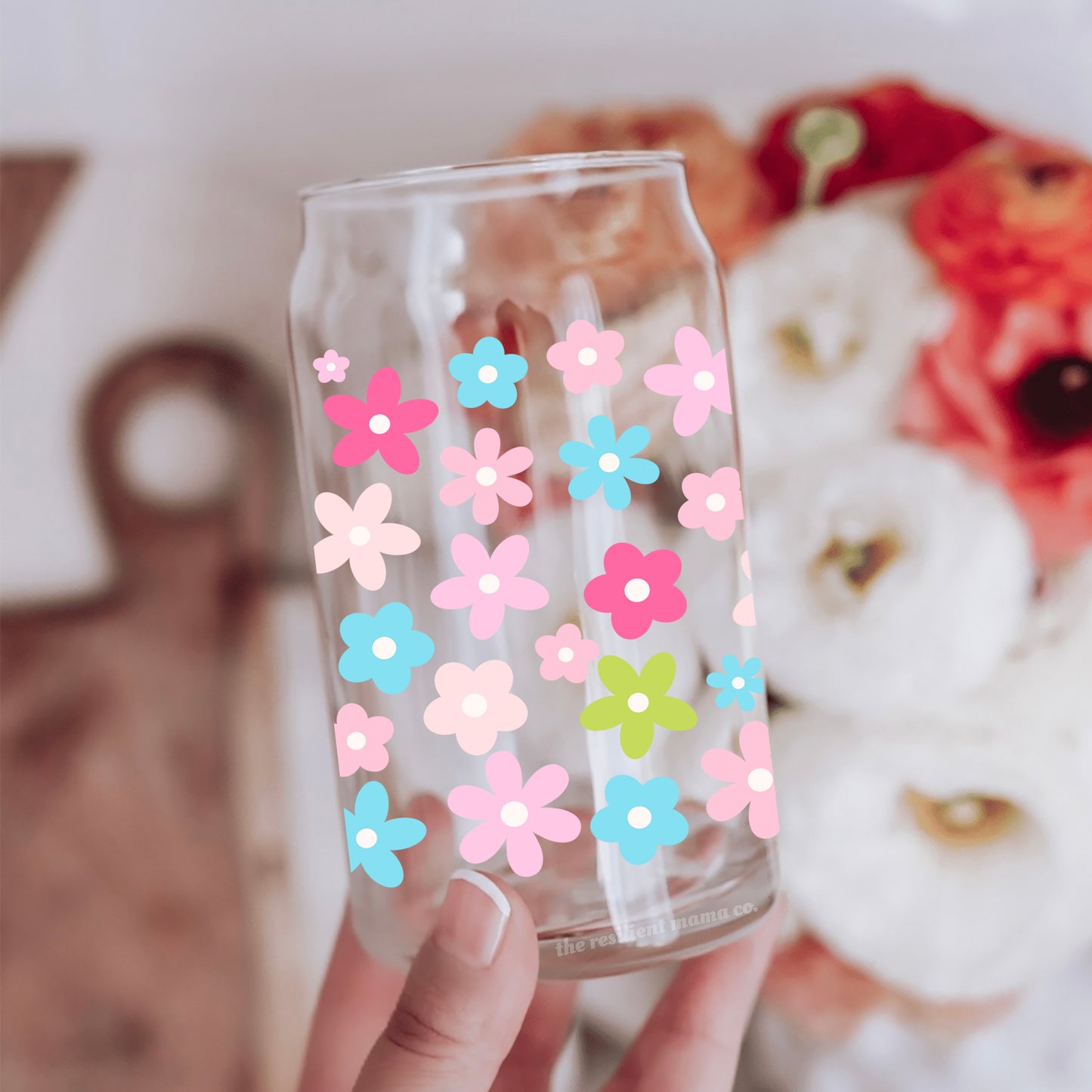 16oz Daisies Libbey Glass