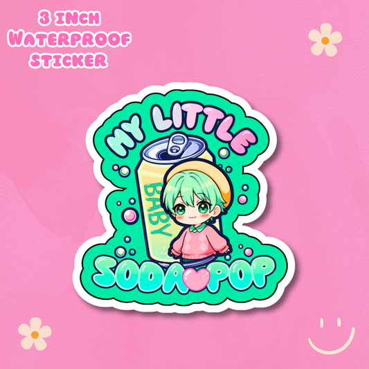 Baby - My Little Soda Pop Waterproof Sticker