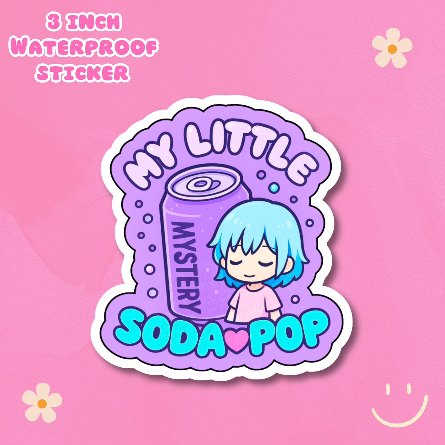 Mystery - My Little Soda Pop Waterproof Sticker