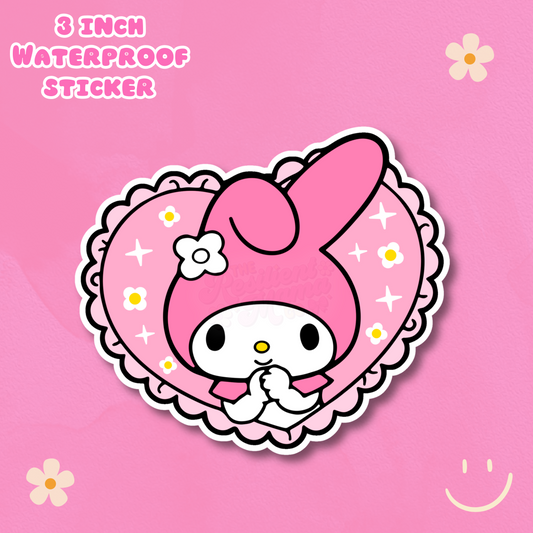 Sanrio 3" Waterproof Sticker
