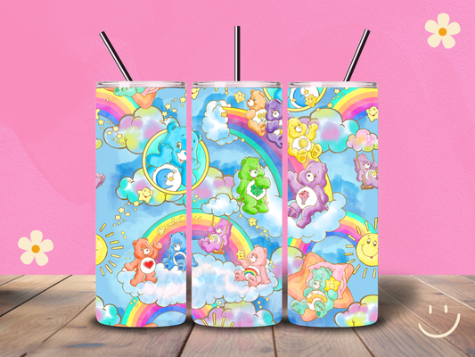 Cute Bears Holographic 20 oz Tumbler