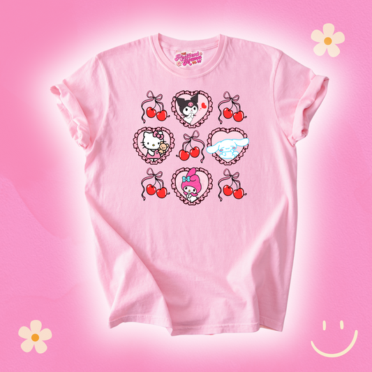 Kawaii Cherry Comfort Colors T-shirt