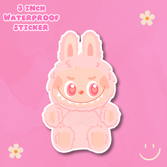 Labubu 3" Waterproof Sticker