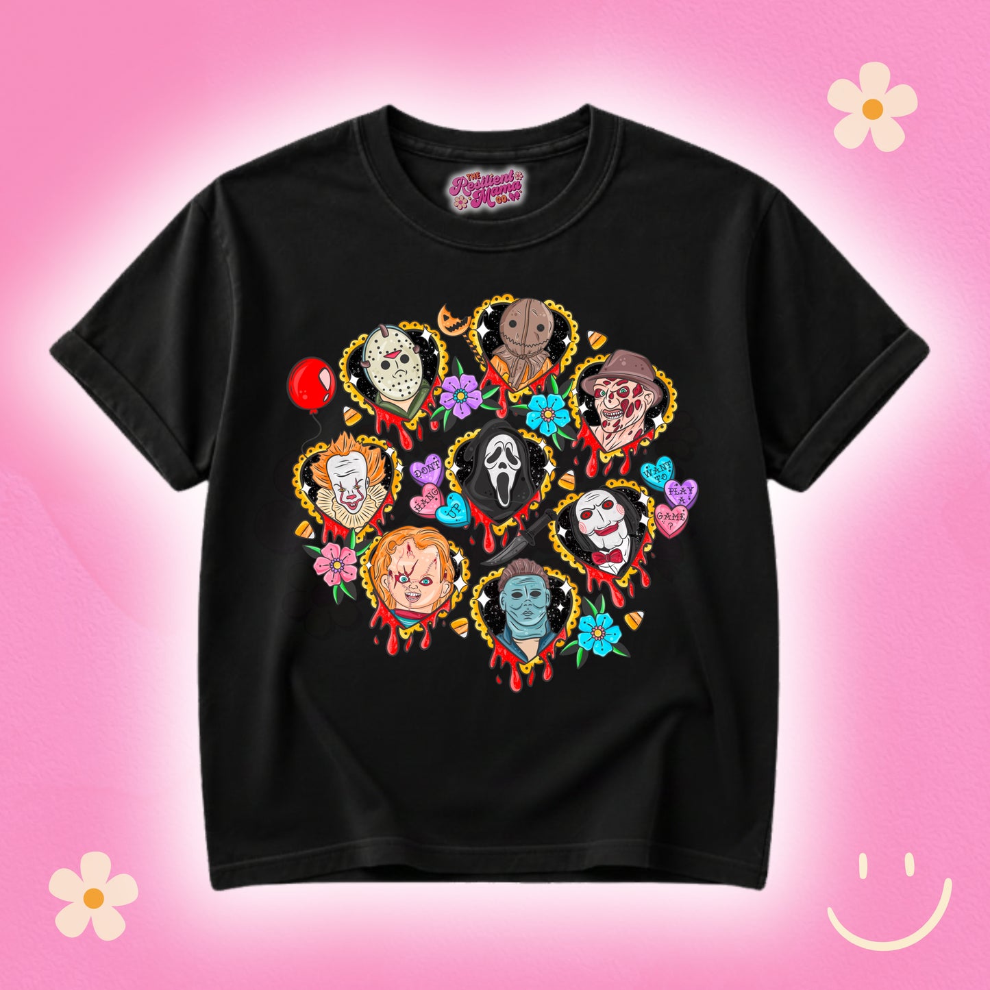 Halloween Villains Comfort Colors T-shirt