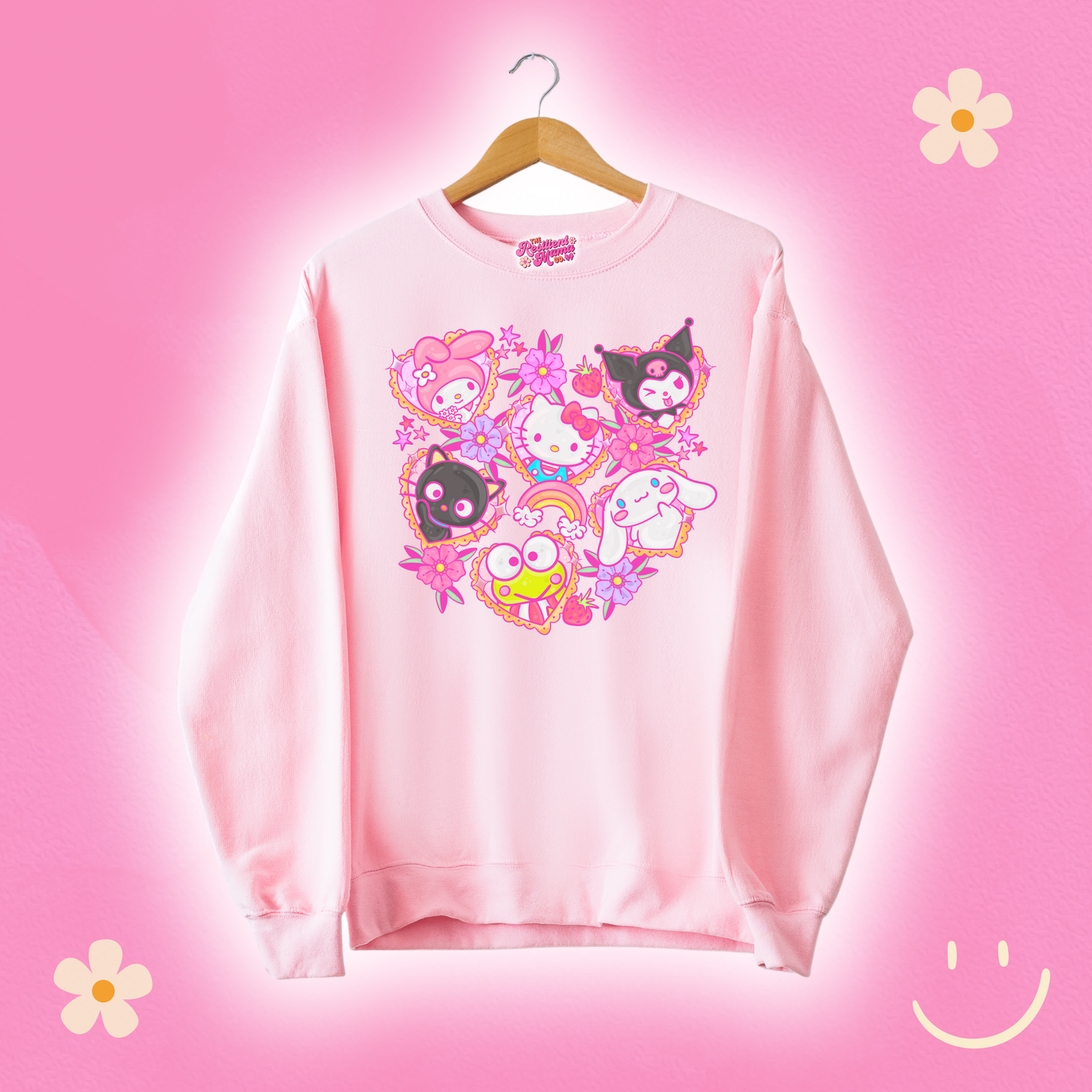 HK & Friends Light Pink Sweatshirt