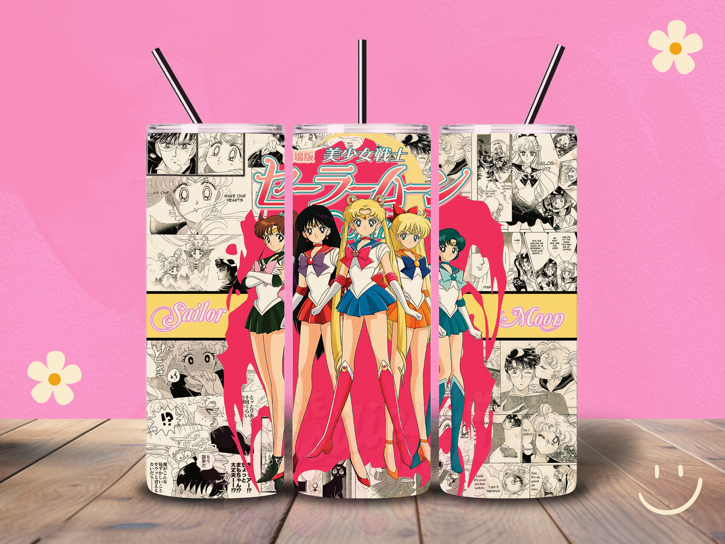 Sailor Moon Holographic 20 oz Tumbler