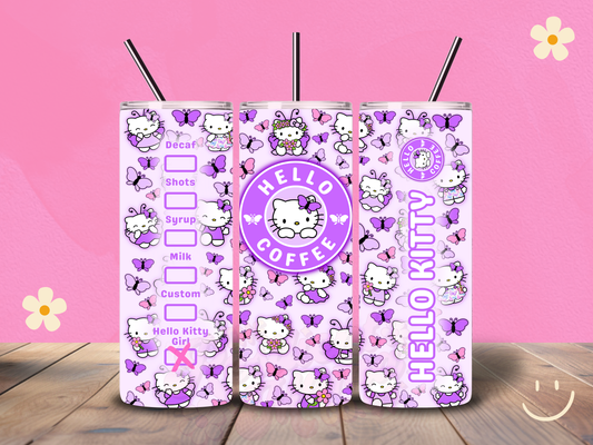 Butterfly HK Holographic 20 oz Tumbler