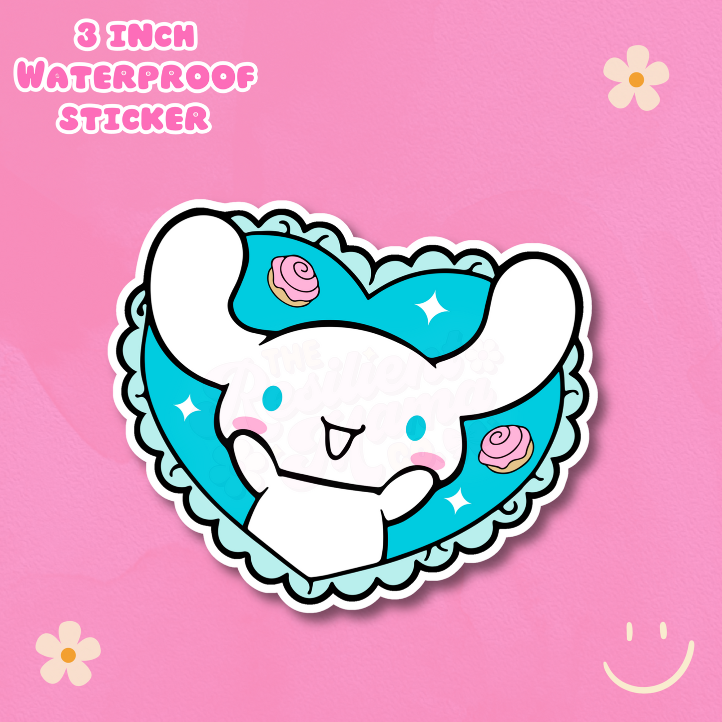 Sanrio 3" Waterproof Sticker