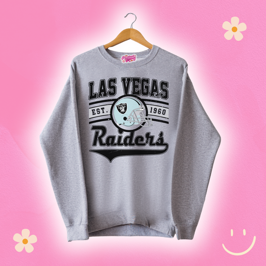 LV Raiders Sport Grey Sweatshirt