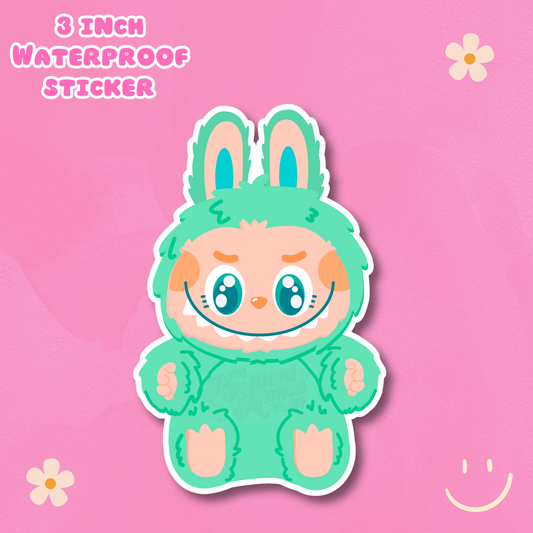 Labubu 3" Waterproof Sticker
