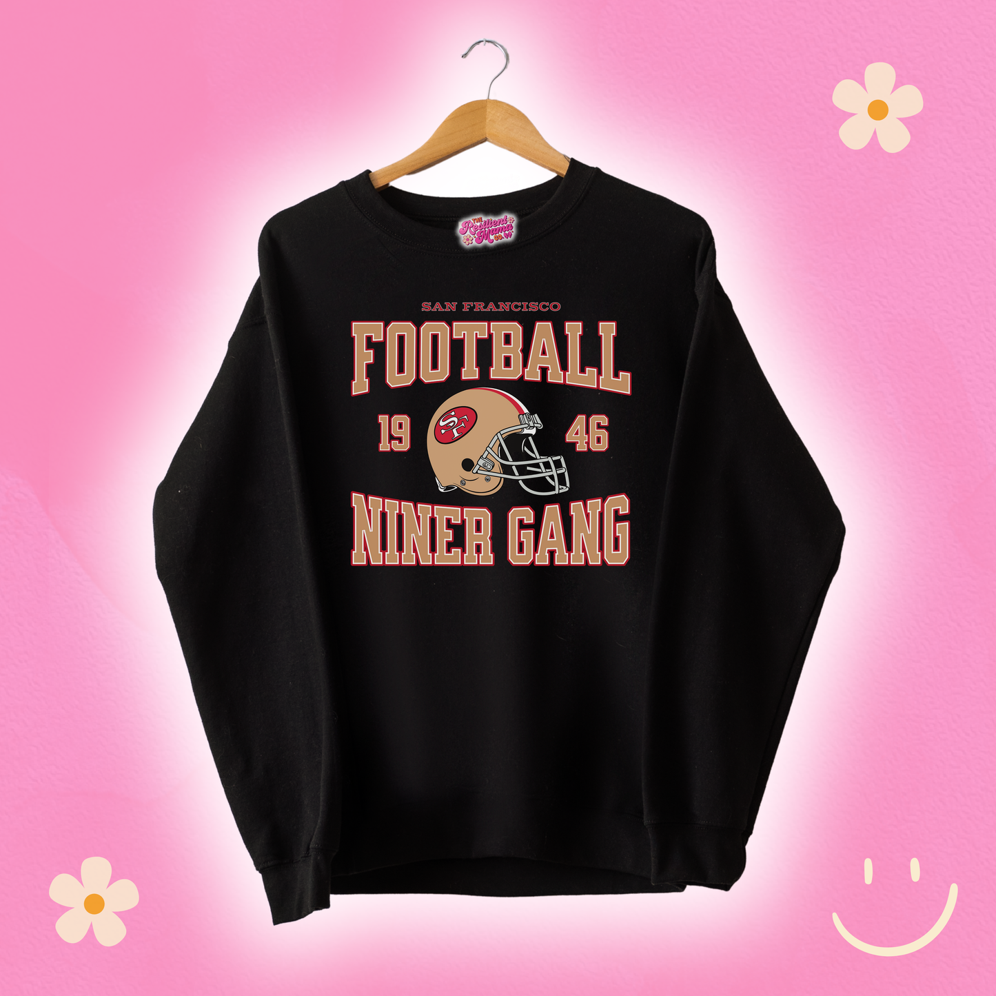 Niner Football Black Sweatshirt