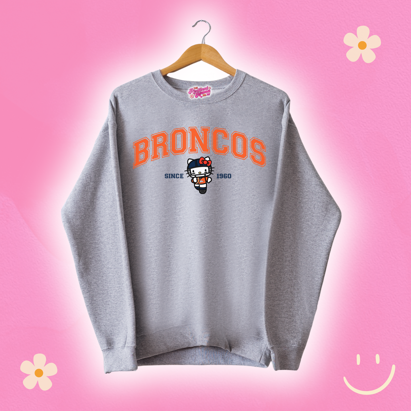 HK x Broncos Sport Grey Sweatshirt
