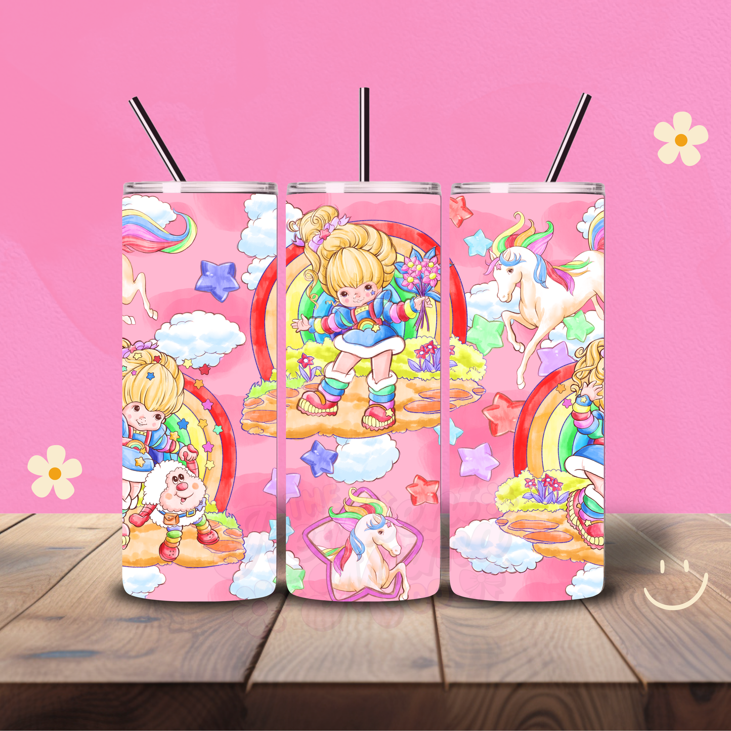 Rainbow Girl Holographic 20 oz Tumbler