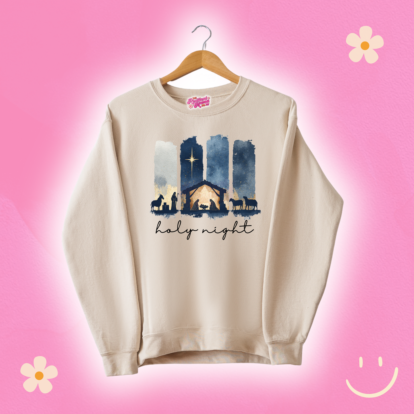 Holy Night Christmas Sweatshirt