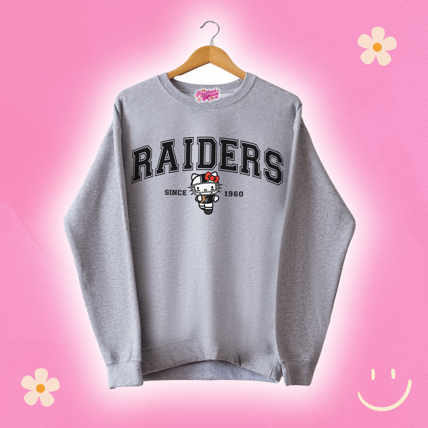 HK x Raiders Sport Grey Sweatshirt