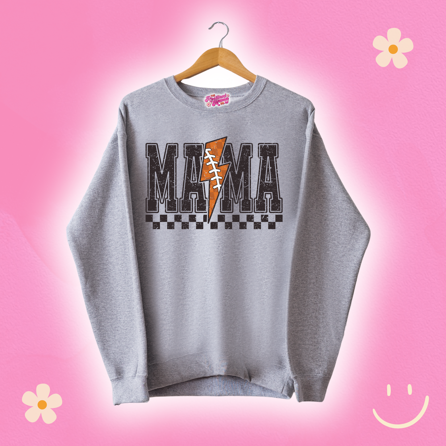 Football Mama Sport Grey Sweatshirt
