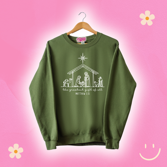 The Greatest Gift of All Christmas Sweatshirt