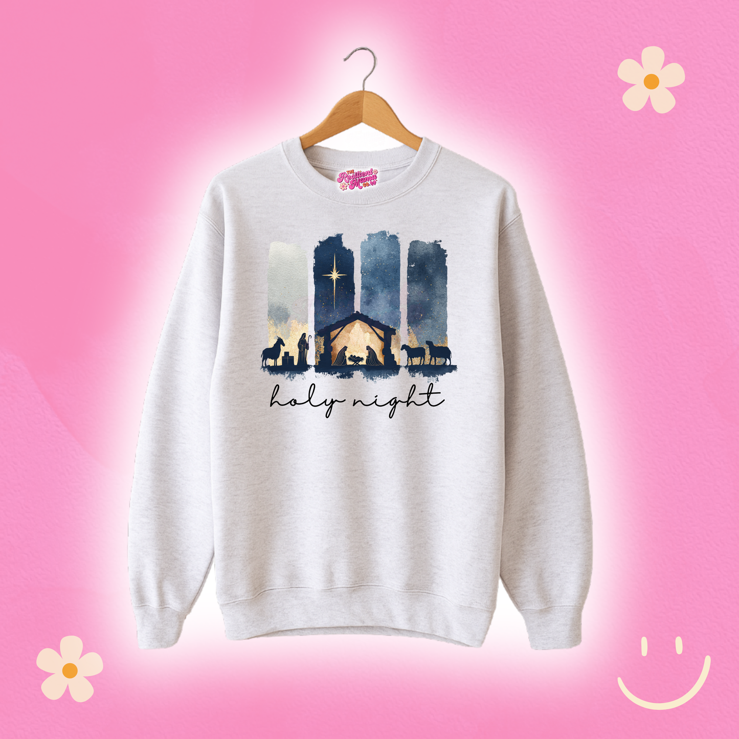 Holy Night Christmas Sweatshirt