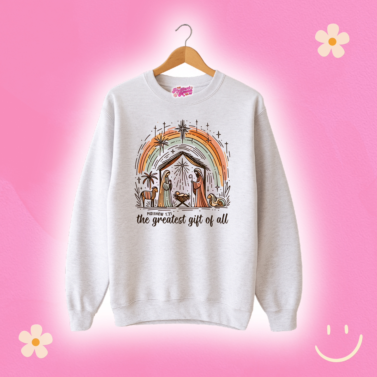Boho "Greatest Gift of All" Sand Sweatshirt