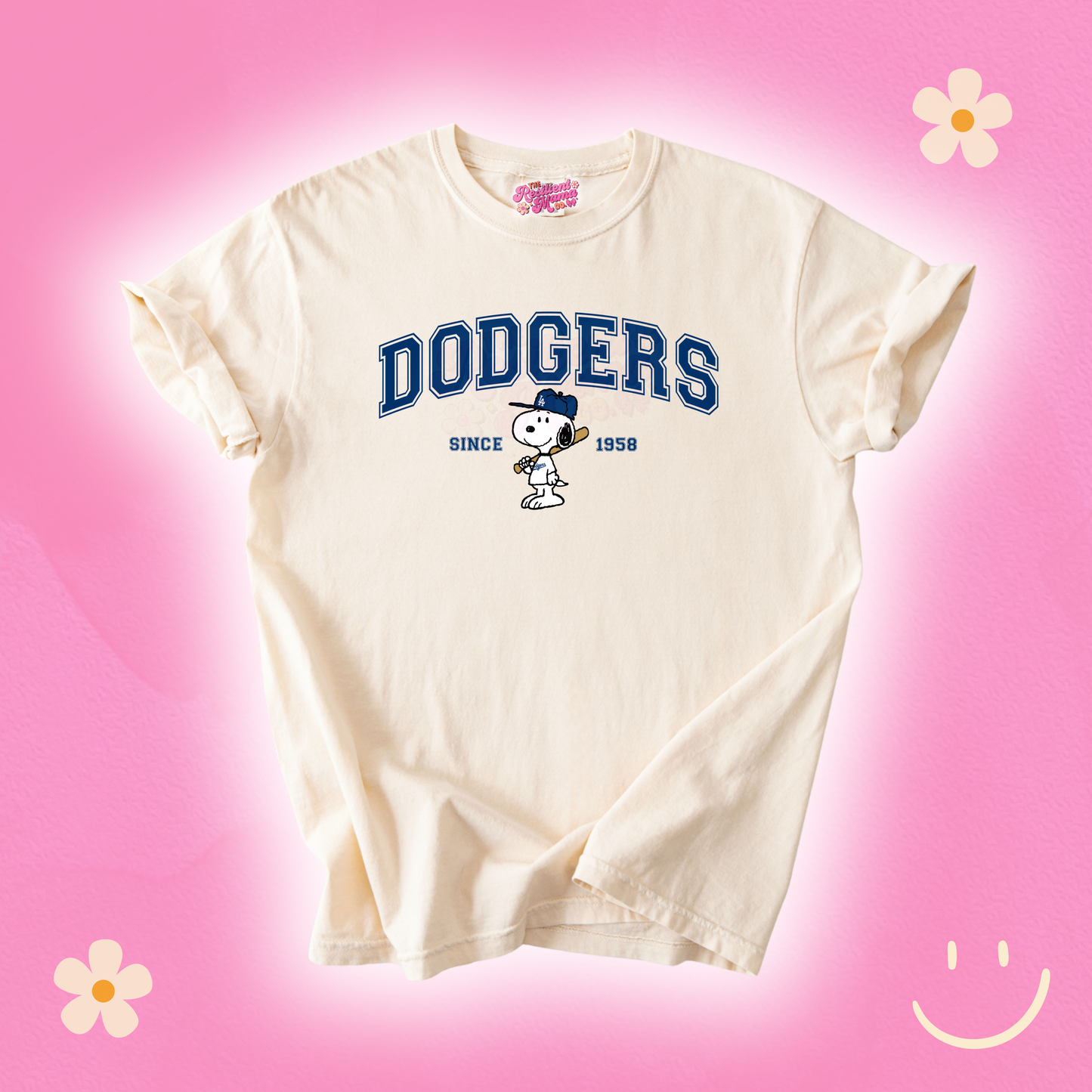 Dodgers x Snoopy Comfort Colors T-shirt