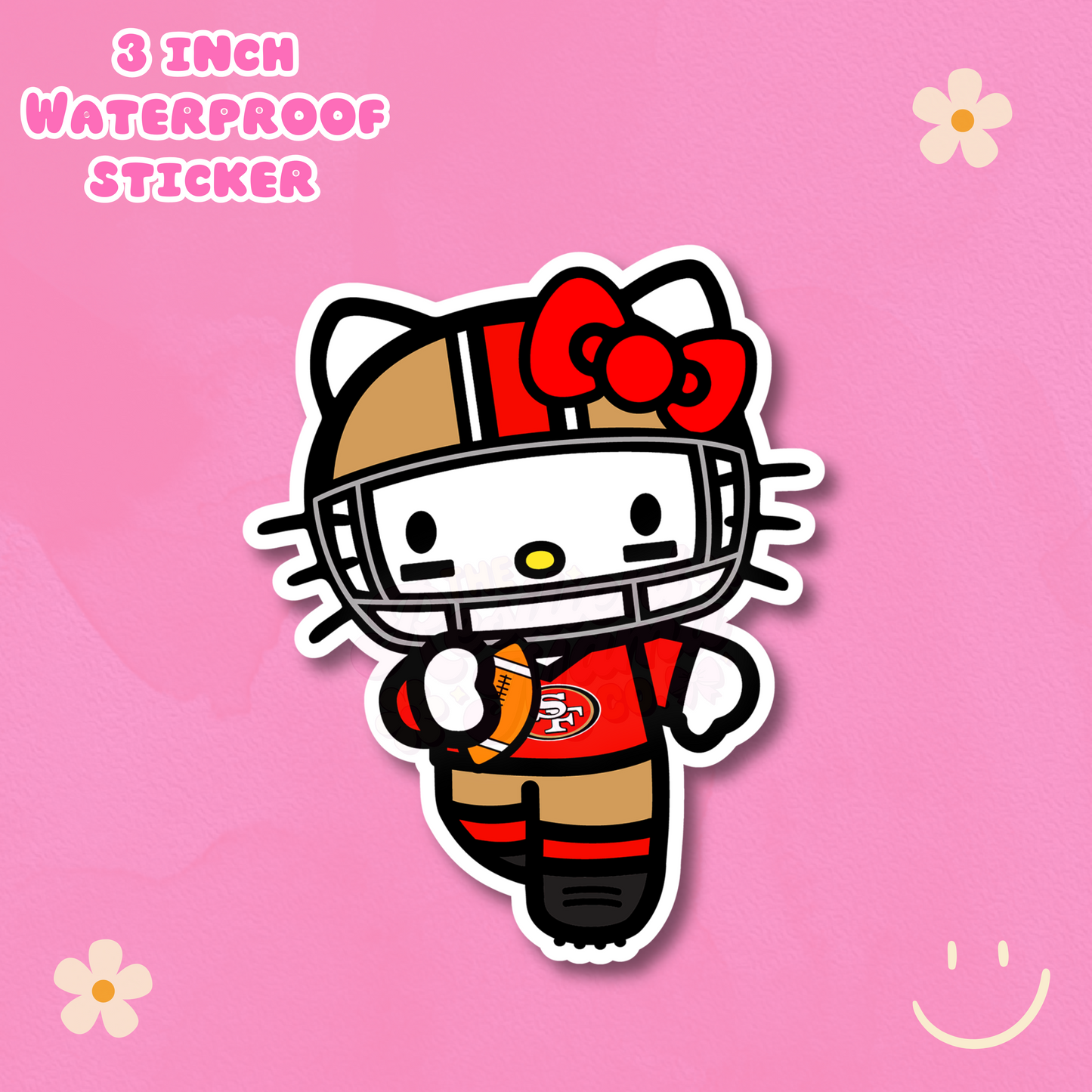 HK x Niners 3" Waterproof Sticker