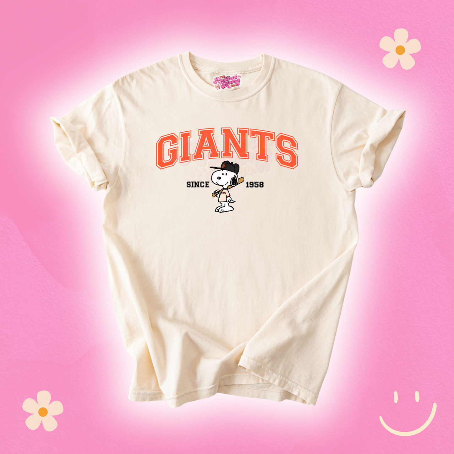 Giants x Snoopy Comfort Colors T-shirt