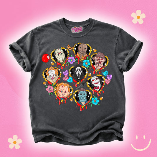 Halloween Villains Comfort Colors T-shirt